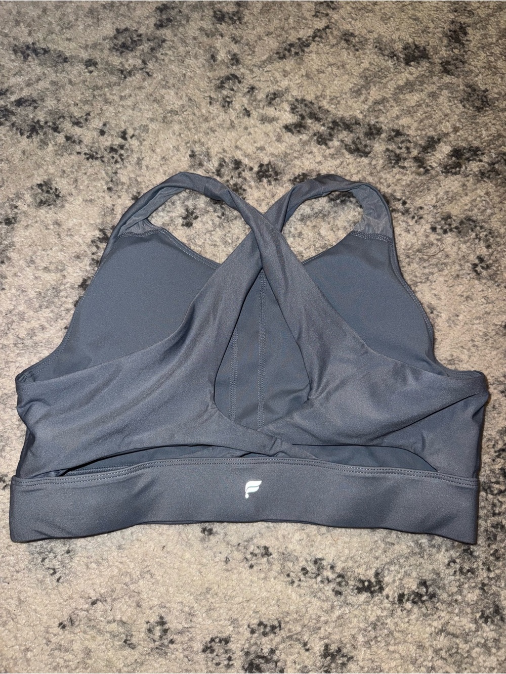 Fabletics strappy cross back sports bra